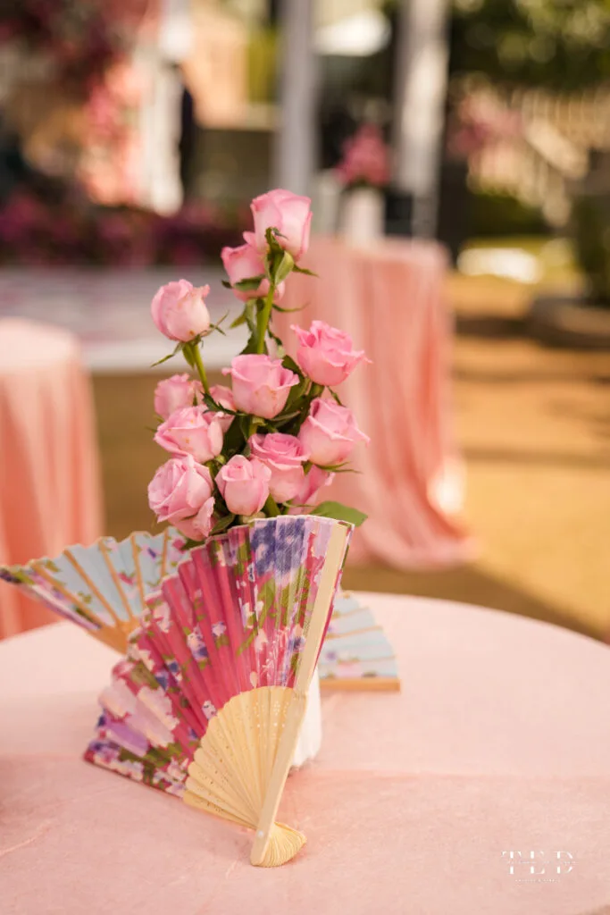 Haldi decoration at Raffles