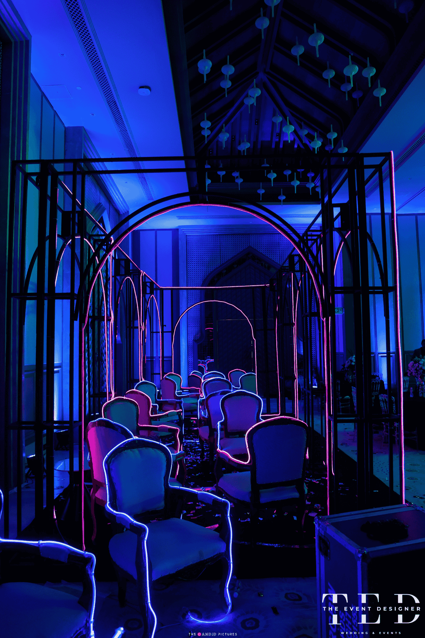 Neon Theme Decor by The event designer