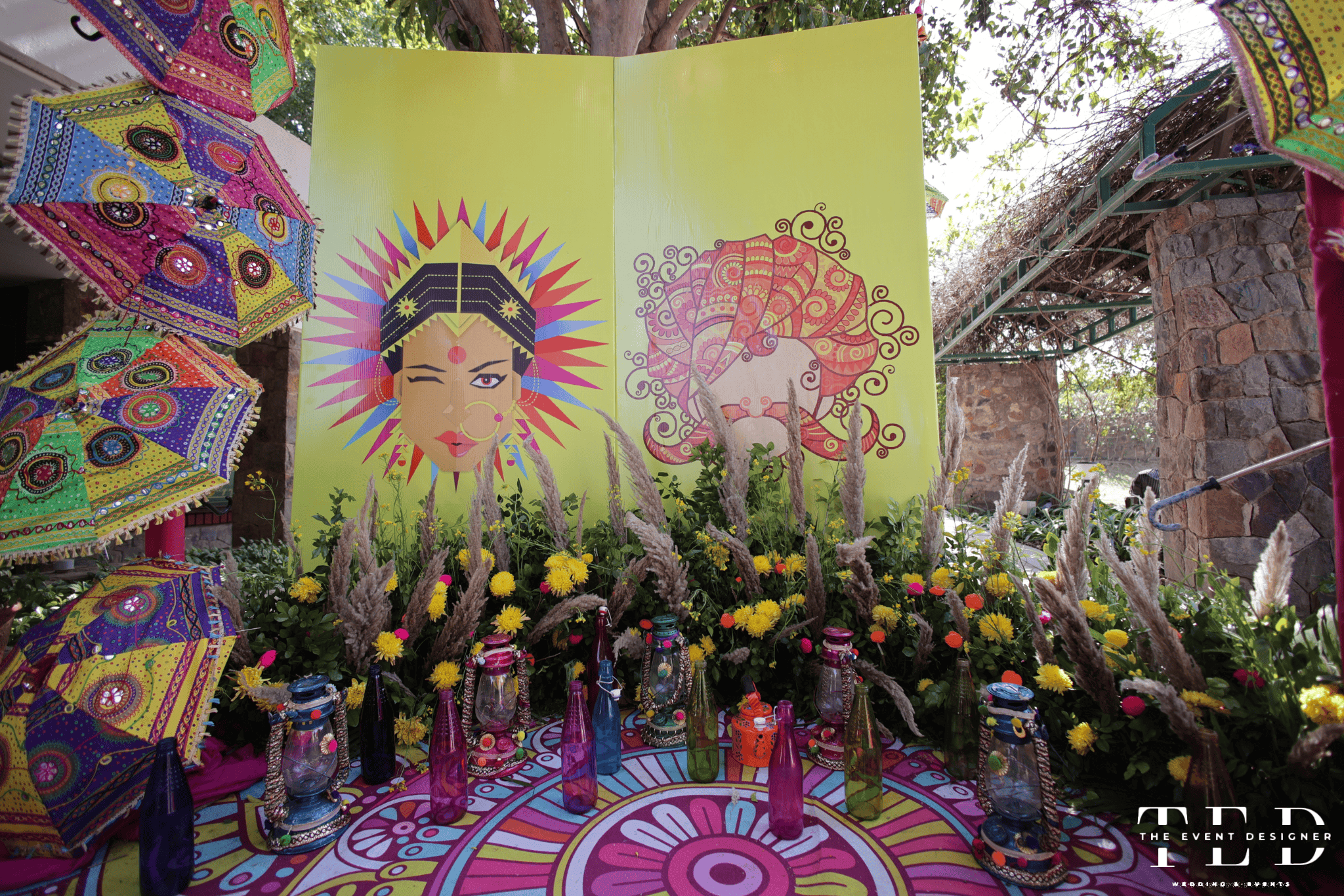 Nitish Jeevika Mehendi Decor