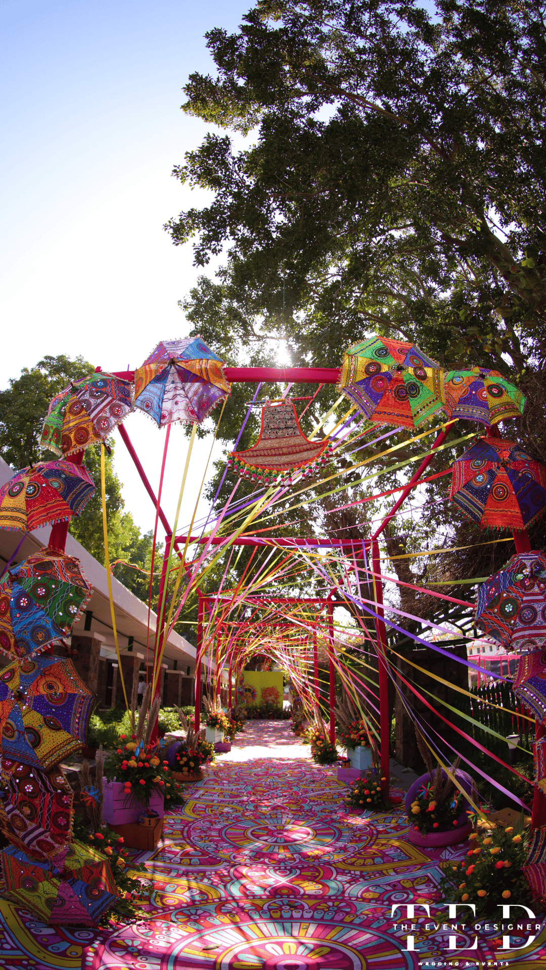 Nitish Jeevika mehendi decoration