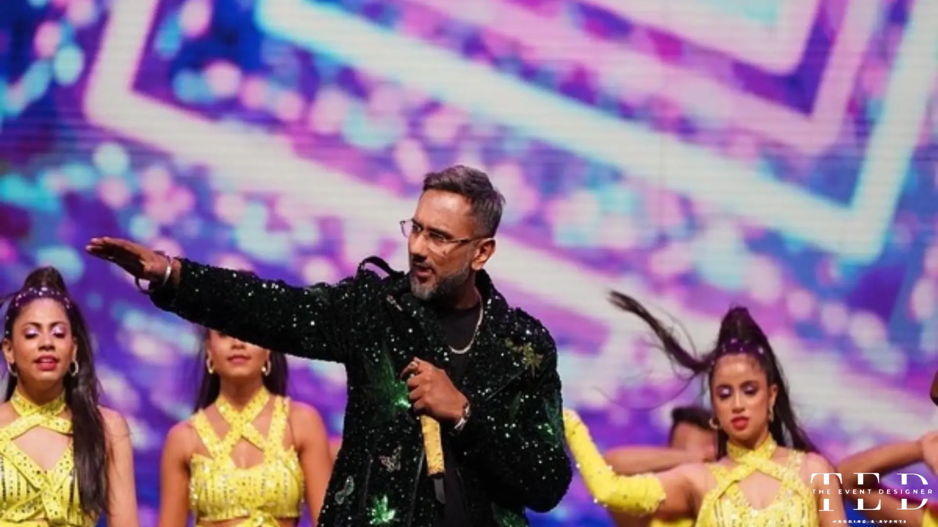 honey singh with the event designer