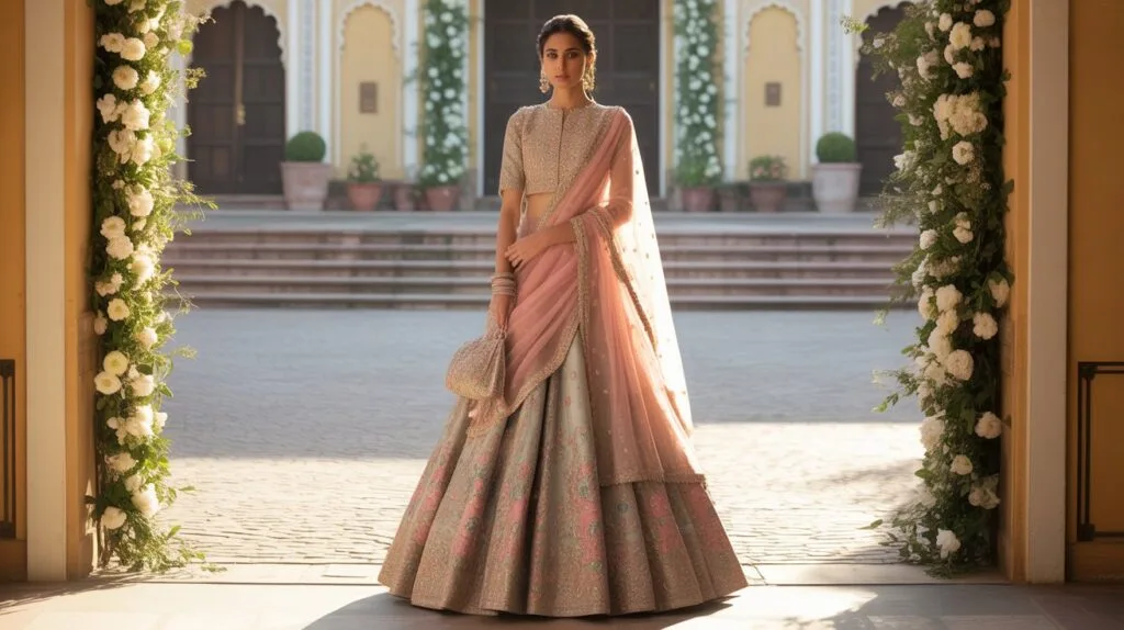 Designer Diaries: Latest Bridal Lehenga Trends for 2025 1 Latest Bridal Lehenga Trends