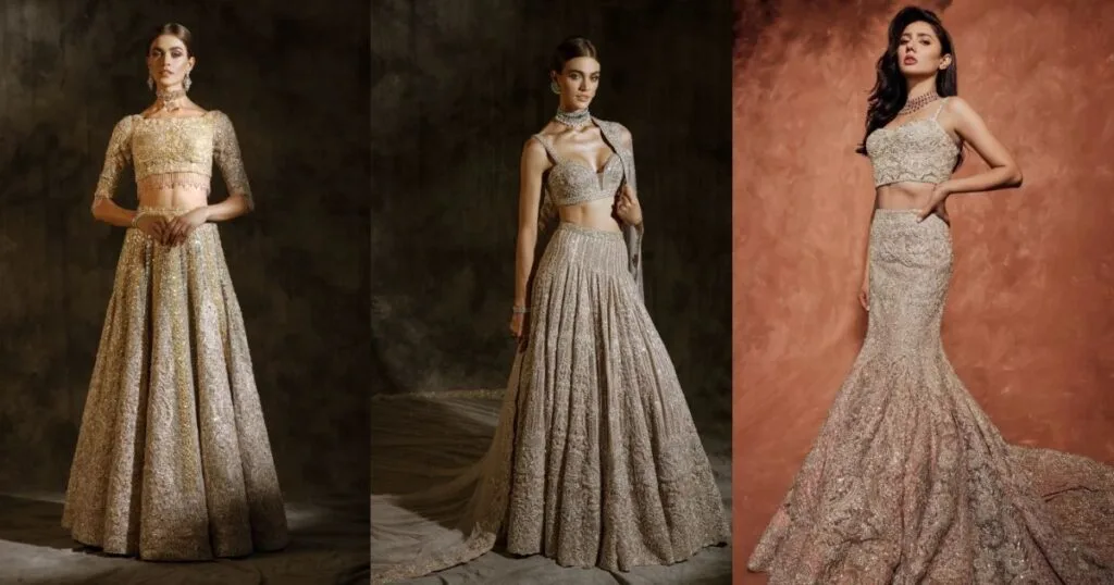Designer Diaries: Latest Bridal Lehenga Trends for 2025 5 faraz manan lehenga