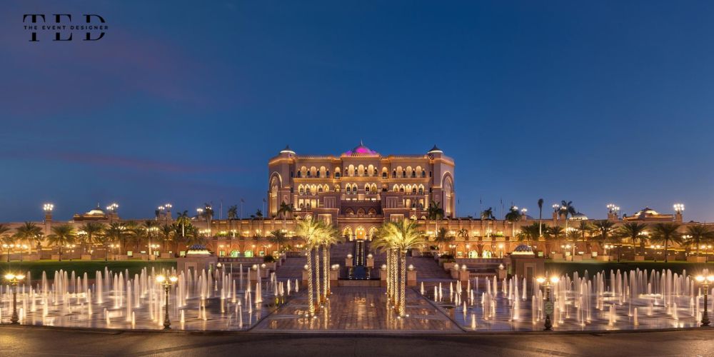 Emirates Palace in Abu Dhabi