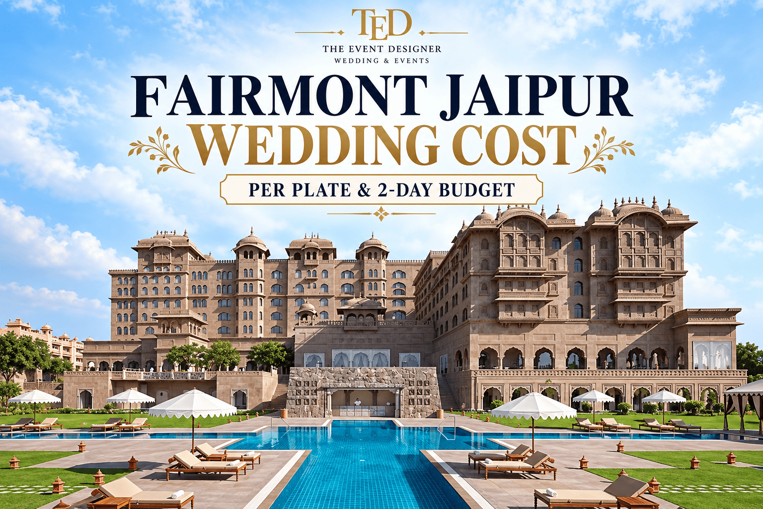 You are currently viewing Fairmont Jaipur Wedding Cost 2026: Per Plate & 2-Day Budget