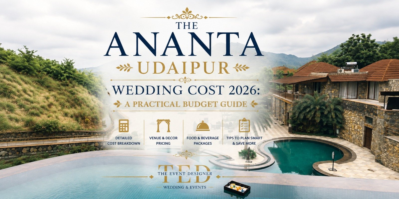 You are currently viewing The Ananta Udaipur Wedding Cost 2026: A Practical Budget Guide