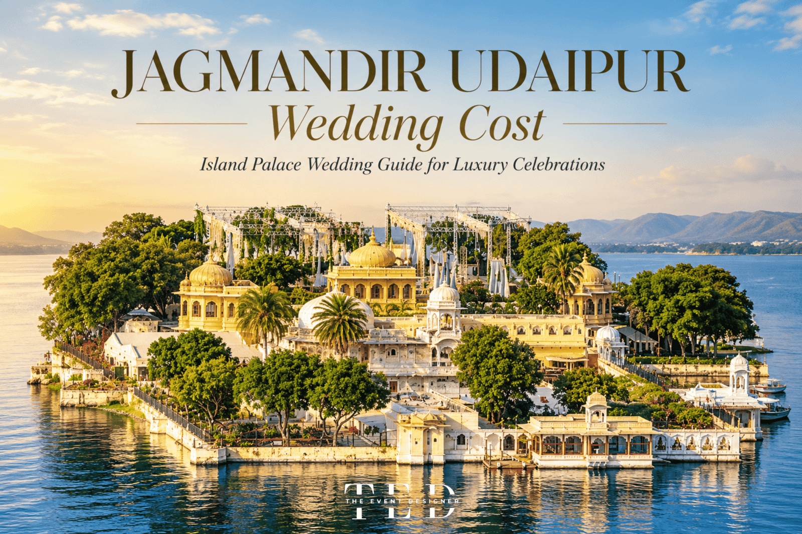Read more about the article Jagmandir Udaipur Wedding Cost: Island Palace Wedding Guide for Luxury Celebrations